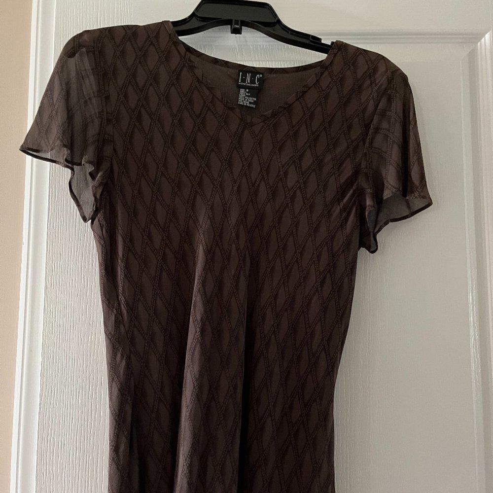 INC Dress top with liner